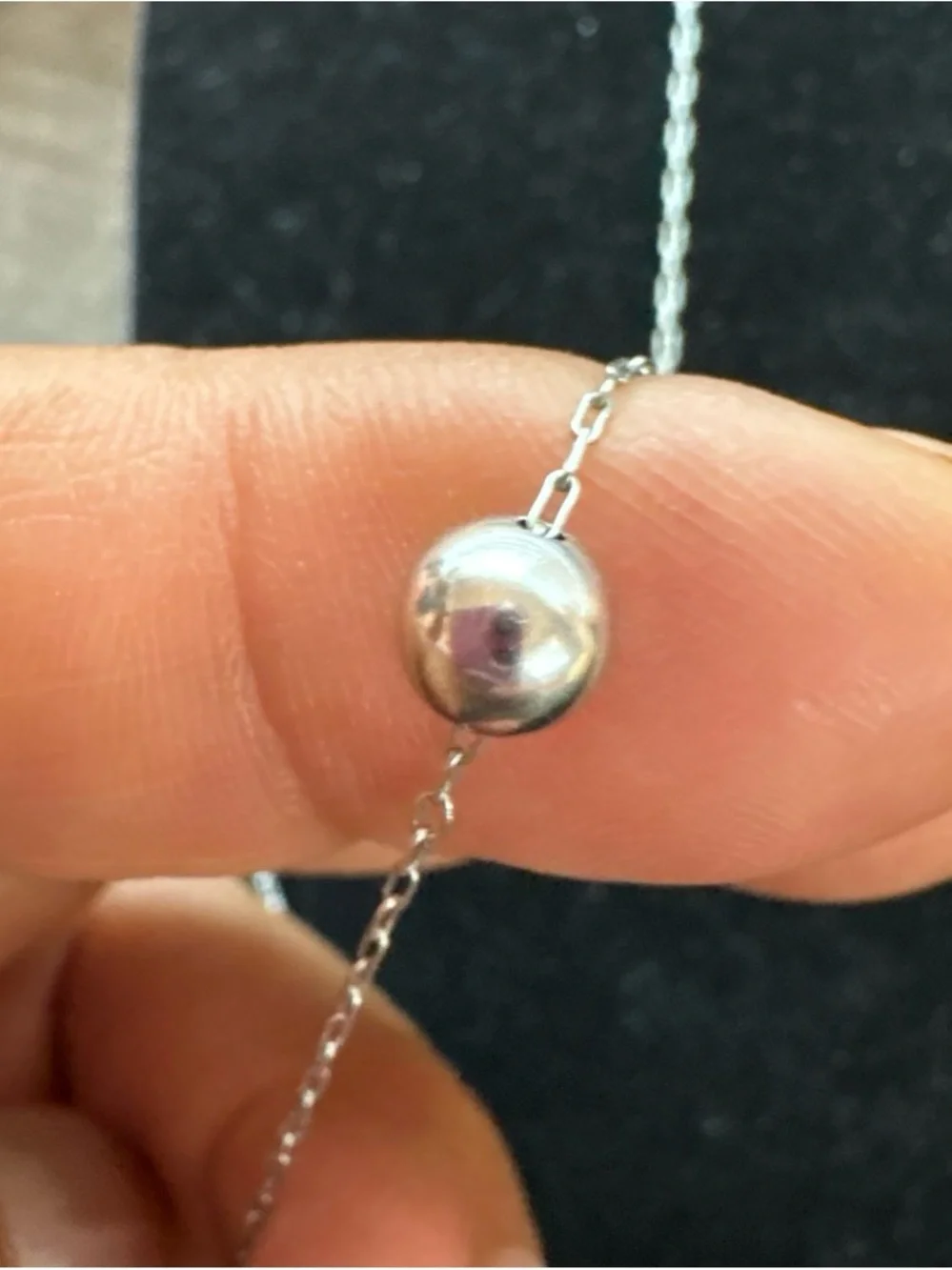 Beautiful sterling silver choker, 15